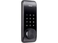 Alfred DB2-B Smart Door Lock with Bluetooth and keyed-entry Black