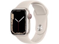 Apple Watch Series 7 GPS 41mm Starlight Aluminum Case with Starlight Sport Band