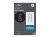 C by GE On/Off 3-Wire Smart Switch Button Style 1 Pack White