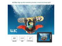 CAMPARK Action Camera 4K WiFi Ultra HD Sports Cam Waterproof
