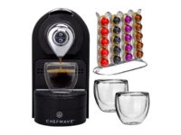 ChefWave Espresso Machine for Nespresso Compatible (Black)