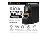 ChefWave Espresso Machine for Nespresso Compatible (Black)