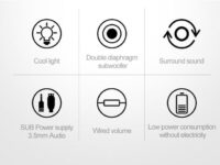 Computer Speakers S3 USB Light Double Gaming RGB Speakers