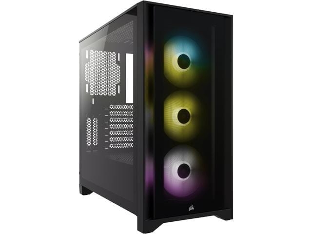 Corsair iCUE 4000X RGB Black Steel