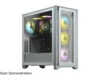 Corsair iCUE 4000X RGB White Steel