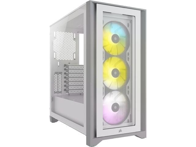 Corsair iCUE 4000X RGB White Steel