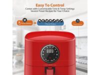 CROWNFUL 5 Quart Air Fryer 7 Cooking Presets