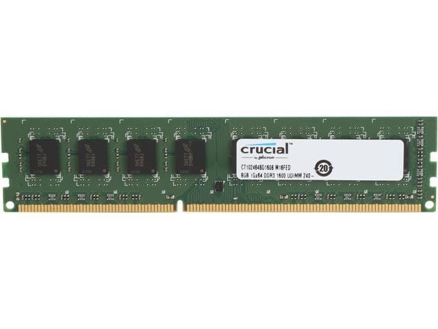 Crucial 8GB DDR3L 1600
