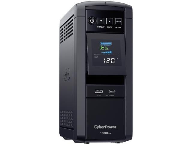 CyberPower CP1000PFCLCD UPS 1000 VA 600 Watts 10 Outlets