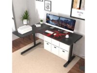 EUREKA ERGONOMIC L Shaped Gaming Desk 60 Inch