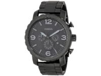 Fossil Nate Chronograph Black Stainless Steel