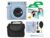 Fujifilm Instax Square SQ1 Fuji Instant Film Camera Glacier Blue+ 40 Film Bundle