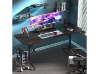 Furmax 63 Inch Gaming Desk Y-Shaped