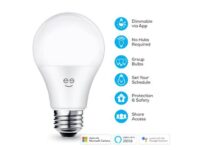 Geeni LUX 800 Smart Wi-Fi LED Dimmable White Light Bulbs 3-Pack