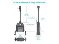 Geeni Outdoor Smart Plug Weatherproof Outlet with 2 Sockets