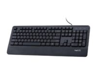 Helix HKM100 Wired Black Keyboard and Mouse