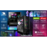 iBUYPOWER Trace Mesh Gaming PC Desktop Liquid Cooled , AMD Ryzen 7 7700 , NVIDIA GeForce RTX 4060Ti , 16GB DDR5 RGB RAM , 1TB NVMe SSD , Black (2024)