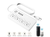 Intelligent Smart Plug WiFi Sockets Power Strip Outlet 4 Outlets + 4 USB Ports