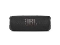 JBL Flip 6 Black Portable Bluetooth Speaker and Divvi Case Kit