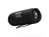 JBL Flip 6 Black Portable Bluetooth Speaker and Divvi Case Kit