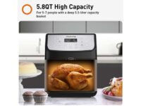 JOYOUNG Air Fryer 5.8QT Detachable Double Basket Air Fryers 1700W