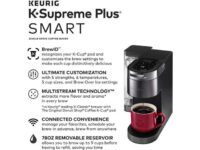 Keurig K-Supreme Plus SMART Single Serve K-Cup Pod Coffee Brewer 4 to 12oz cups