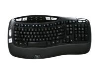 Logitech MK550 2.4 GHz Wireless Wave Keyboard and Mouse Combo Black