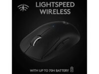 Logitech PRO X Black 5 Buttons Wireless 25400 dpi Gaming Mouse
