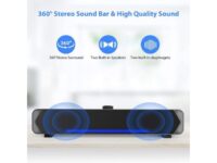 MARBOO Computer Soundbar USB Powered Wired Computer Speakers