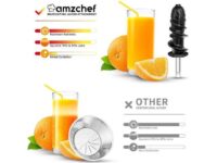 AMZCHEF Masticating Juicer Slow Juicer Attachment for All KitchenAid Mixers