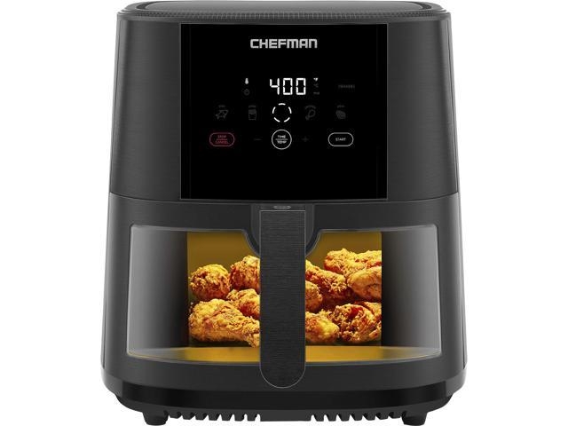 New Chefman 8 Qt Window Basket Air Fryer