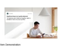 Ecobee Smart Thermostat Premium with Voice Control and Smart Sensor Black