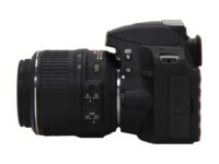 Nikon D3200 Black 24.2 MP CMOS Digital SLR Camera 18-55mm Lens