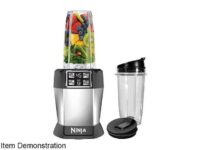 Ninja Black & Silver Nutri Ninja Auto-iQ Blender 4 speeds
