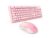 Onikuma Pink Wired Gaming Keyboard and Mouse Combo