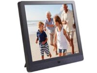 pixstar 10 inch wifi cloud digital picture frame black