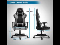Polar Aurora Gaming Chair Black