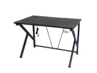 Polar Aurora K-Shaped Gaming Desk 45.1″ W x 28.6″ D