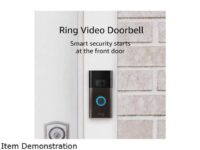 Ring Video Doorbell 1080p HD Venetian Bronze