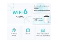 TP-Link AX3000 Whole Home Mesh WiFi 6 System Deco X55(3-Pack)