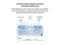 TP-Link Deco Tri Band Mesh WiFi 6 System(Deco X68) AX3600