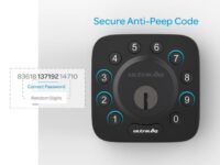 Ultraloq U-Bolt Bluetooth Enabled Keypad Smart Deadbolt Door Lock Satin Nickel