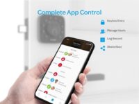 Ultraloq U-Bolt Bluetooth Enabled Keypad Smart Deadbolt Door Lock Satin Nickel
