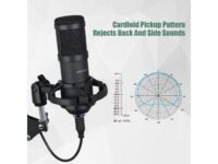 KVANACE USB Streaming Podcast PC Microphone