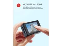 Victure 4K Touch Screen Action Camera with 4X Zoom