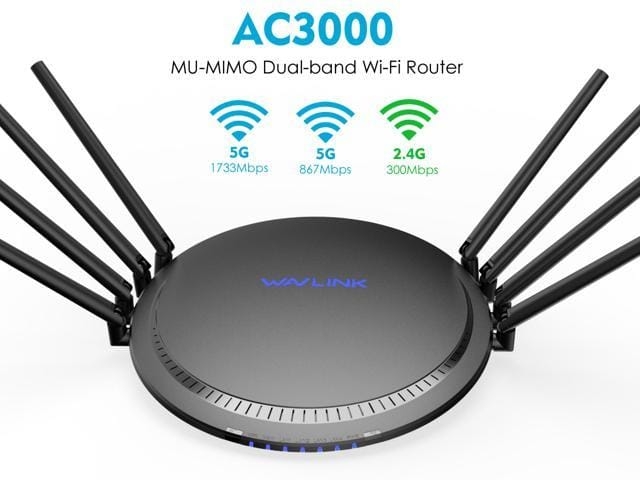 Wavlink AC3000 Tri-Band WiFi Router