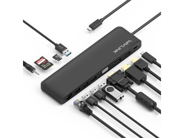 Wavlink USB C Triple Display 4K 12 in 1