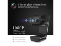 Webcam with Microphone USB 3.0 Auto Focus Digital Full HD 1080P