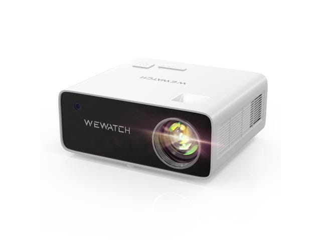WEWATCH Video Projector with 5G WiFi and Bluetooth 300” Full HD 1080P Supported 4K
